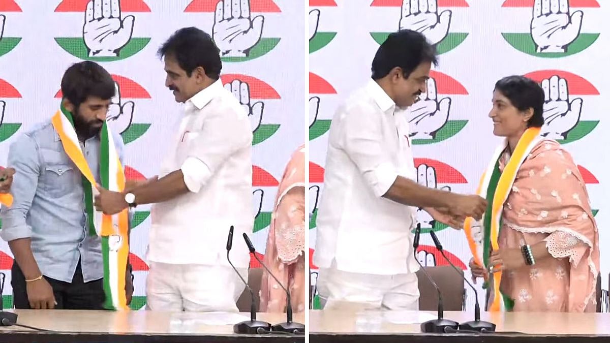 Wrestlers Vinesh Phogat, Bajrang Punia join Congress | @INCIndia