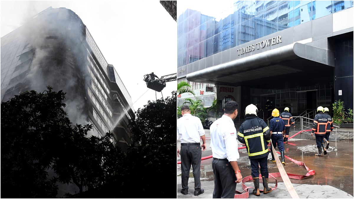 Mumbai: Major Fire Breaks Out At 14-Storey Times Tower In Lower Parel’s ...