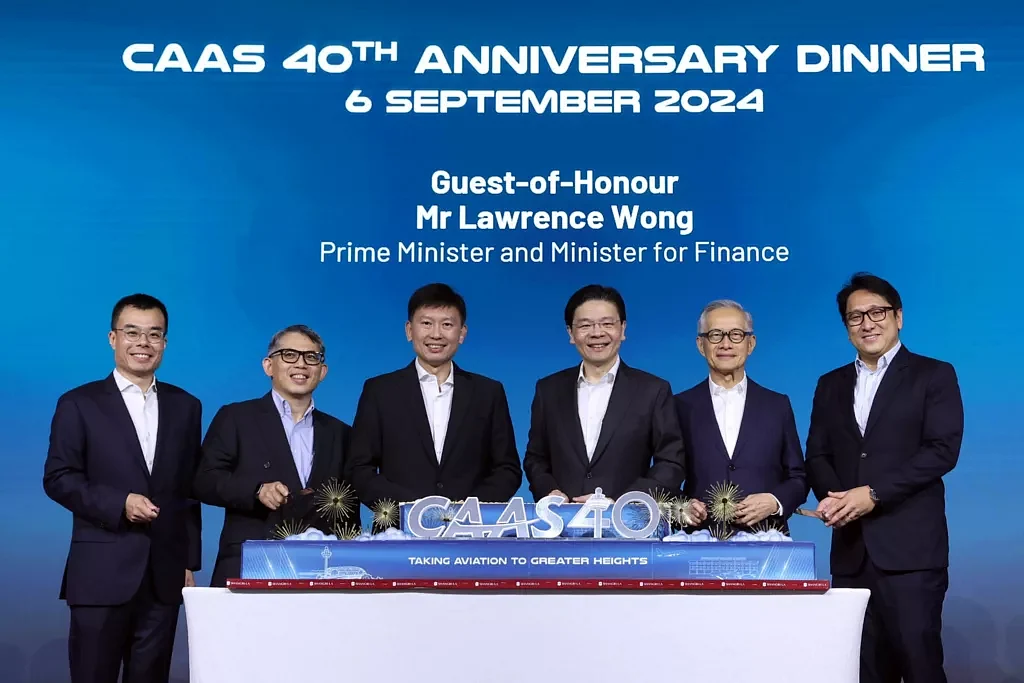 PM Lawrence Wong at the Singapore CAAS 40th anniversary dinner on September 6, 2024. Photo courtesy: X/@LawrenceWongST