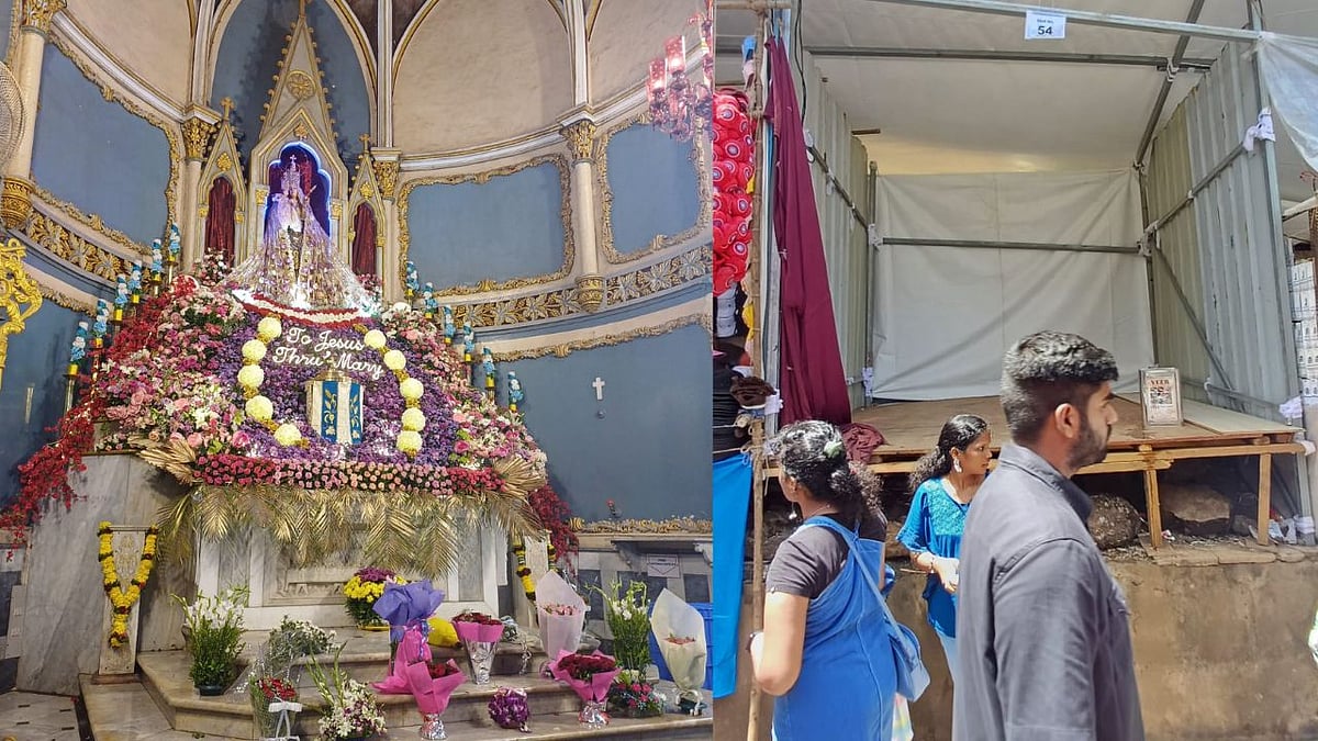Left To Right: Bandra Fair, Empty Stalls  | FPJ/ Manoj Ramakrishnan