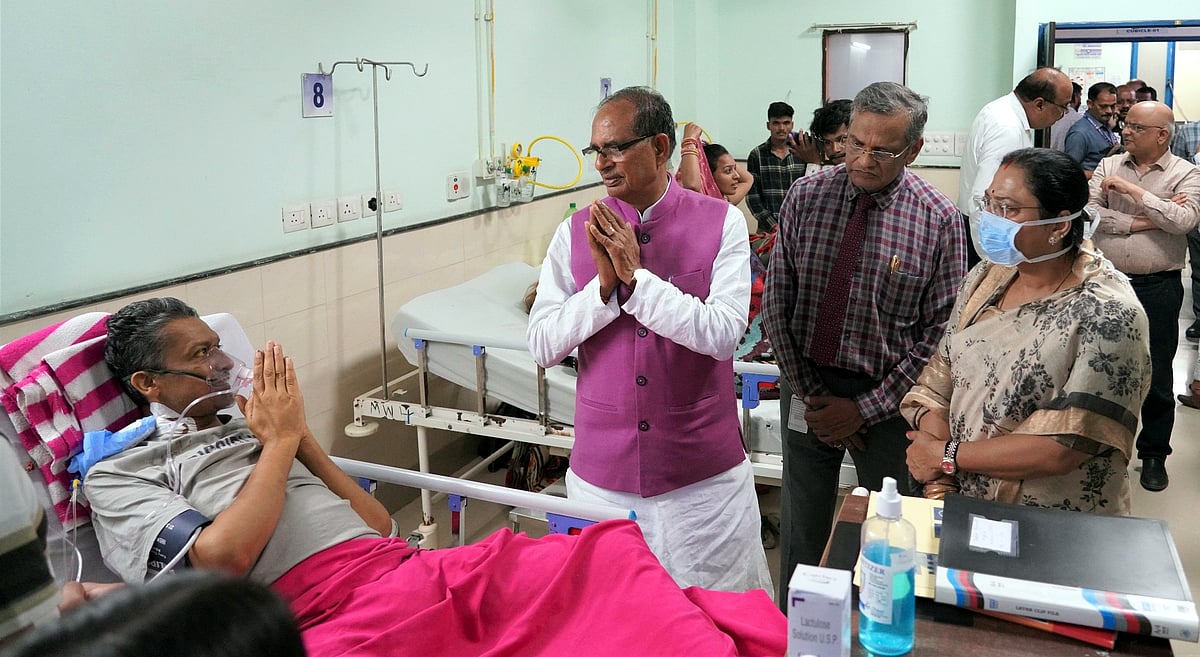 Union Minister Shivraj Singh Chouhan Visits AIIMS | FP Photo 