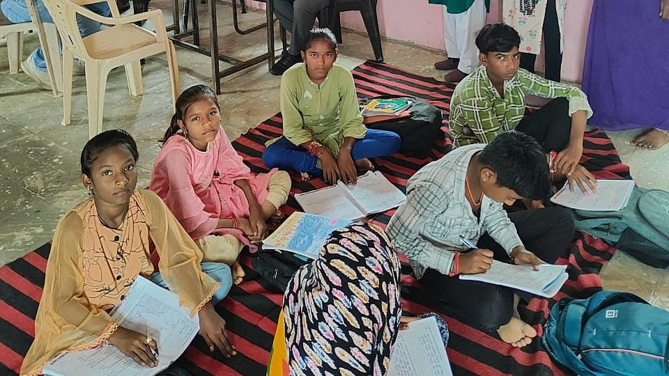 Madhya Pradesh: Deworming Tablets Being Distributed To Students In Manawar | FP Photo