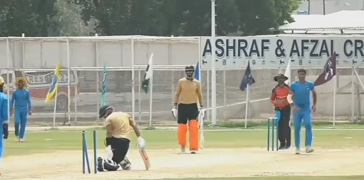 Babar Azam was bowled by Muhammad Asghar. | (Credits: Screengrab)