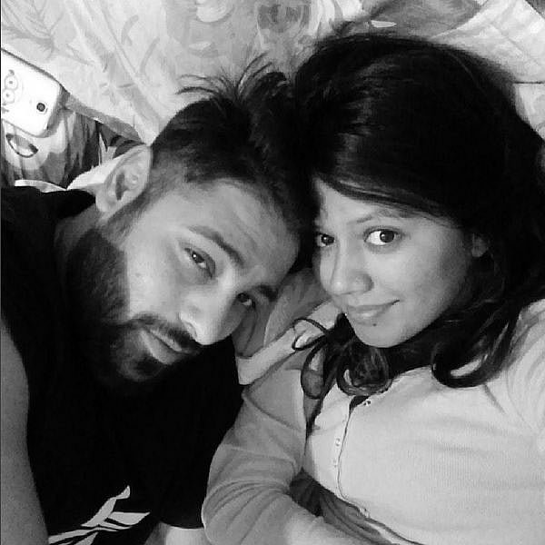 Old photo of Badshah with ex-wife Jasmine Masih