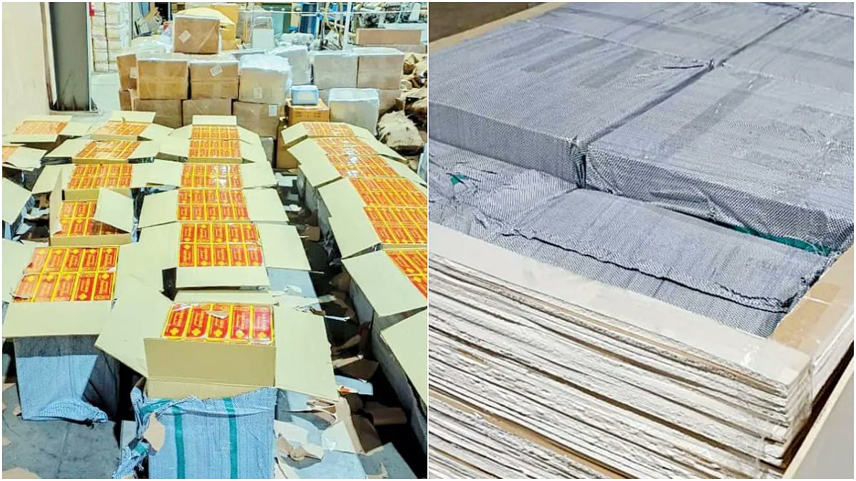 Foreign origin cigarettes worth Rs 11 Cr seized by Customs | X