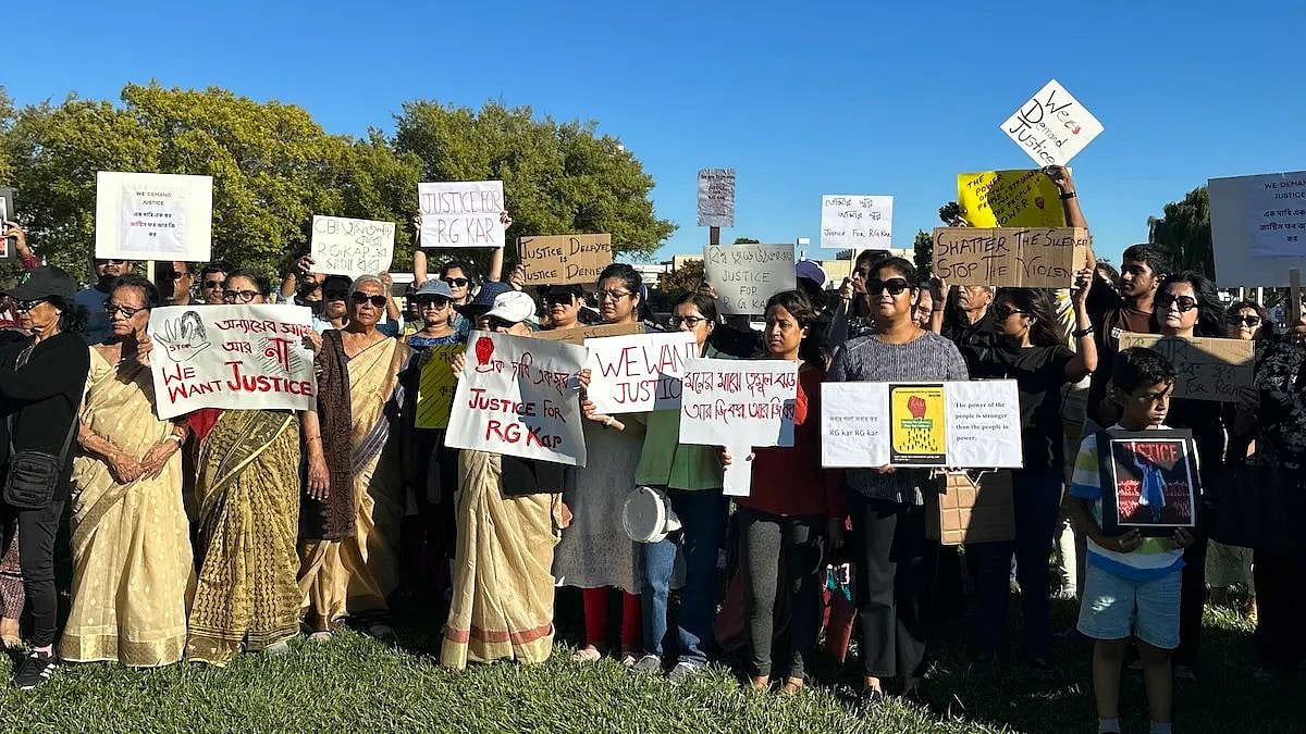 Kolkata Rape Murder Case: Indian Diaspora In California's Bay Area Expresses Solidarity With Victim