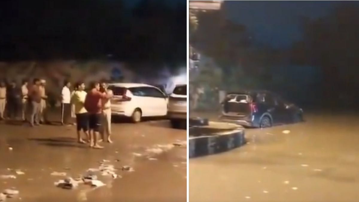Haryana: HDFC Bank Manager, Cashier Die After SUV Gets Submerged In Rainwater-Filled Underpass In Faridabad; Shocking Visuals Surface