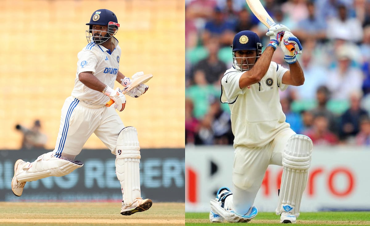 IND vs BAN: Rishabh Pant Equals MS Dhoni For Most Test Centuries By A Keeper-Batter For Team India