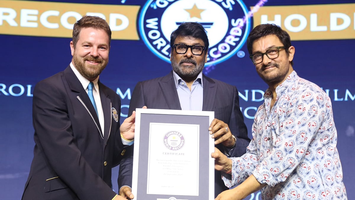 Chiranjeevi Honoured With Guinness World Record For Most Prolific Film Star By Aamir Khan (VIDEO)