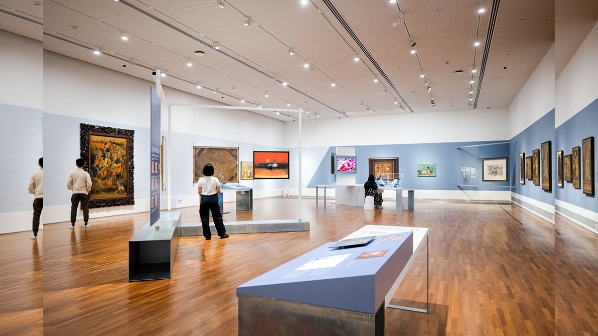 Installation view of the exhibition.