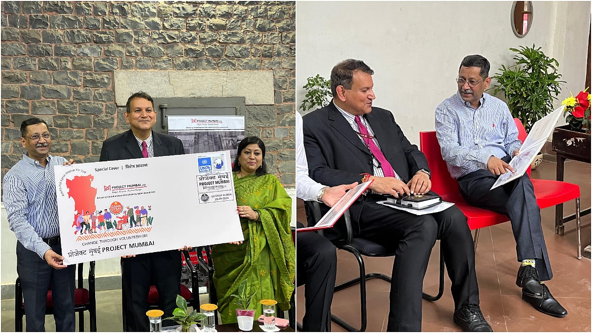 The launch of a special stamp cover in Mumbai honors the spirit of volunteerism, highlighting community contributions
