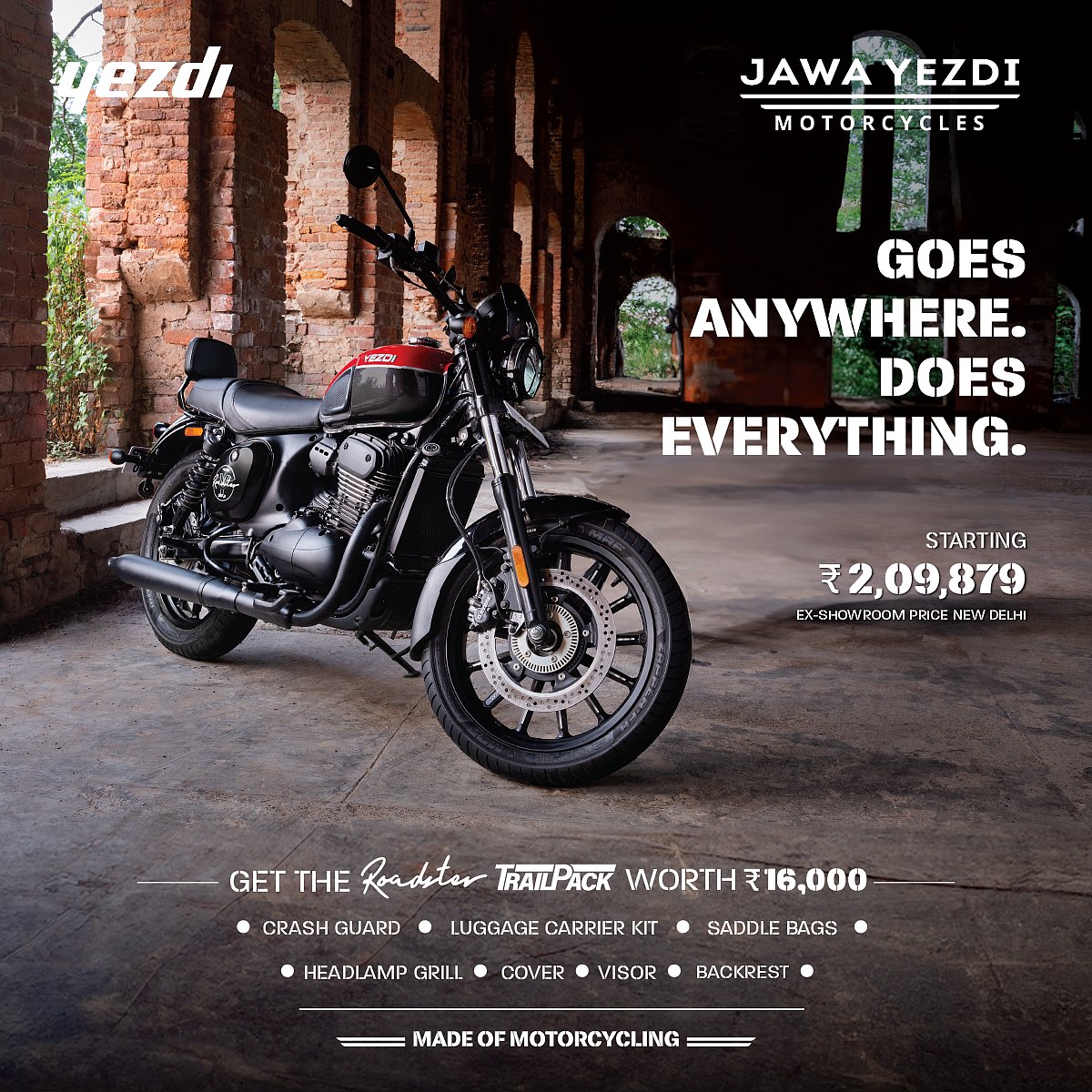 Yezdi TrailPack Roadster