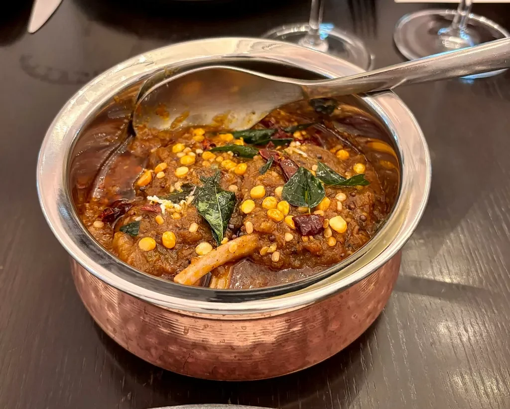 Erachi Ularthu, a main course featuring tender lamb chops. Photo: Connected to India