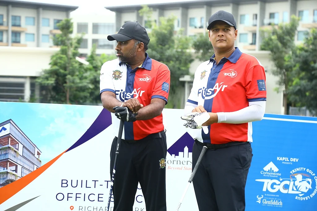 Legendary Sri Lankar cricketer Mahela Jayawardene (left) of Colombo Lions during a match. Photo courtesy: TGCL