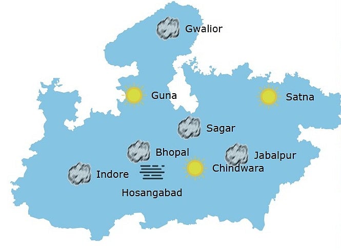 Weather in Madhya Pradesh at 11:30 Am