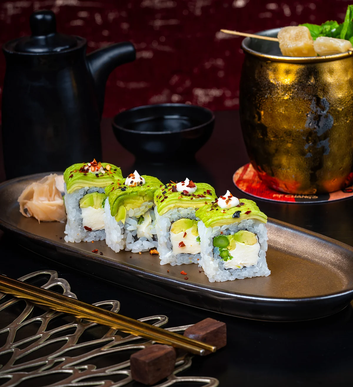 Avocado Cream Cheese Roll