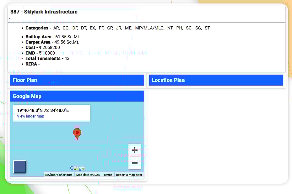 Interestingly, Google Maps location of some projects are pinned to a spot in the Arabian Sea