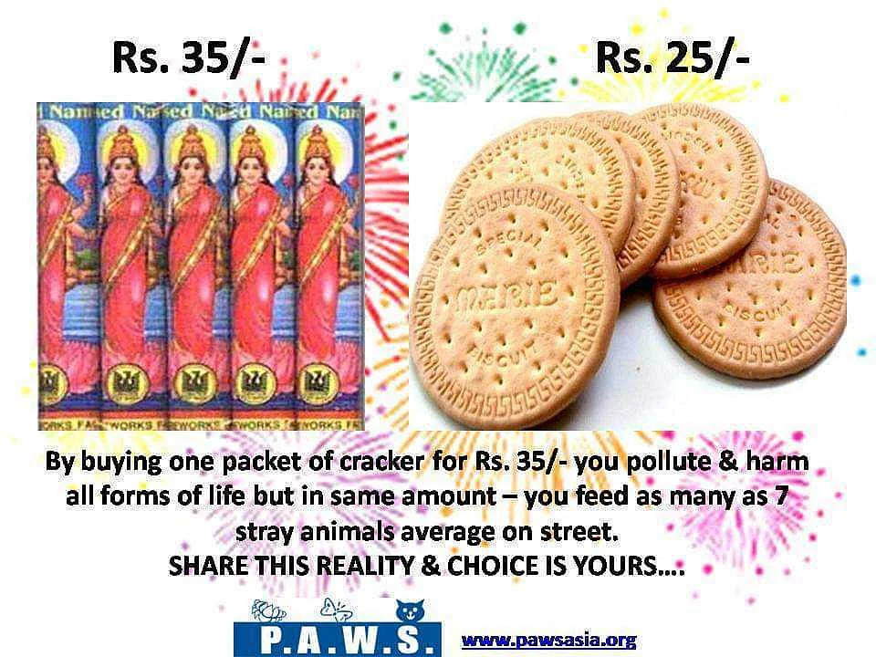 Firecrackers vs feeding animals, what do you choose?