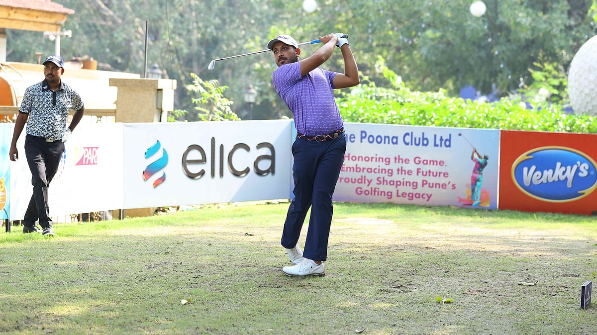 Varun Parikh matched course record on Day 3 at Poona Club Golf Course on Friday