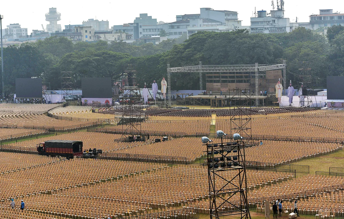 Azad Maidan_Dussehra rally preparation