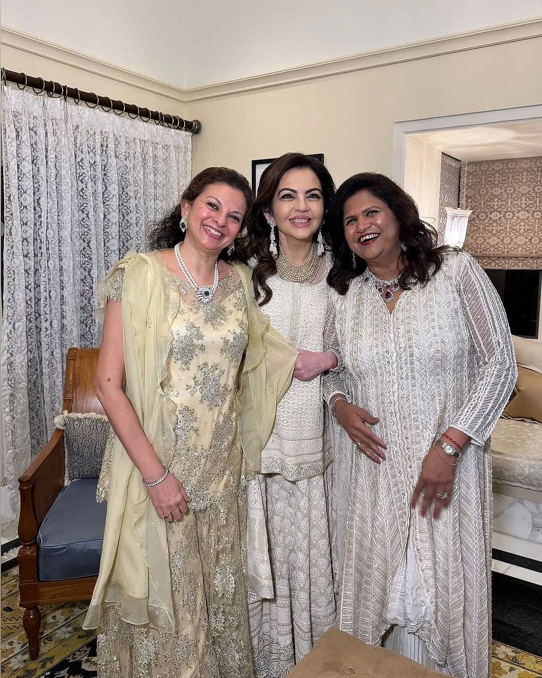 Nita Ambani with her friends in Udaipur