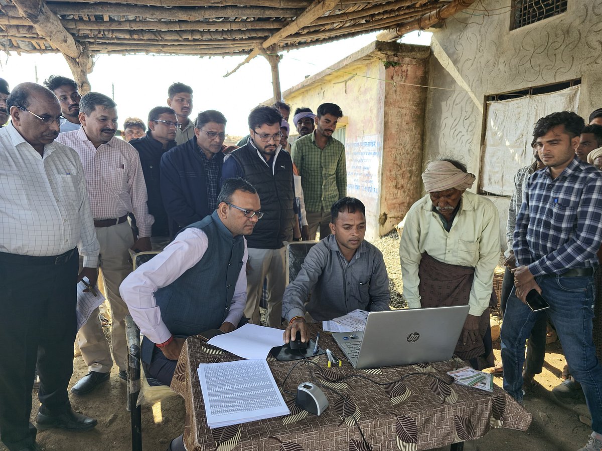 Collector Reviews Ayushman Card Progress & Revenue Works In District Villages