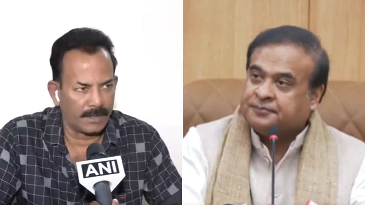 BJP Kerala Vice President Major Ravi (L) & Assam CM Himanta Biswa Sarma | ANI & File Pic