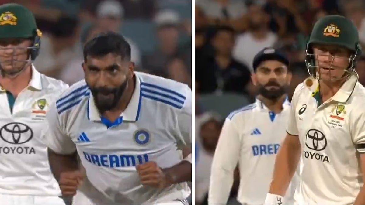 Video: Jasprit Bumrah Engages In Lighthearted Banter With Marnus Labuschagne On Day 1 Of AUS vs IND 2nd Test