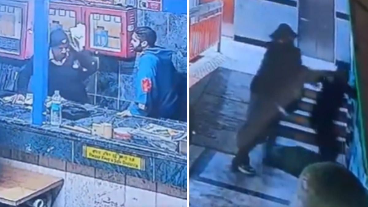 Video: Drunk Ghaziabad Man Repeatedly Slaps Security Guard, Hurls Abuses As He Keeps Crying; Police Register Case