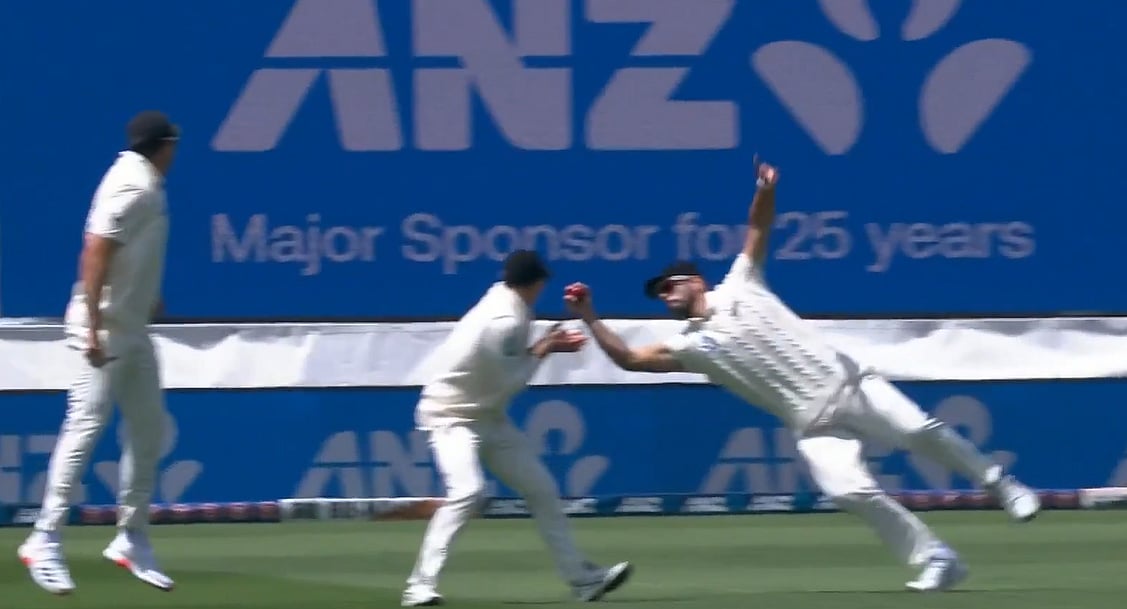 Video: Daryl Mitchell Plucks A Screamer To See The Back Of Joe Root On Day 1 Of NZ vs ENG 2nd Test
