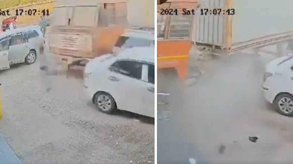 Video: Truck Loses Control, Fatally Runs Over Man At Food Court Parking On Mumbai-Pune Expressway
