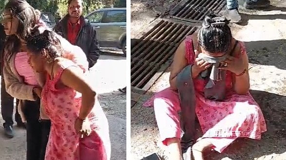 Video: Woman Consumes Rat Poison & Pours Petrol On Herself In Indore After Husband’s Alleged Affair With Other Woman