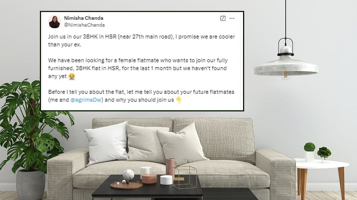 3BHK Flat In HSR Layout | Canva/X@Nimisha Chanda