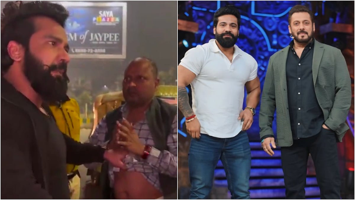 Bigg Boss 18 Contestant Rajat Dalal's Former Rival Rajveer Sisodia Thrashes Man In Road Rage Incident; VIDEO Viral