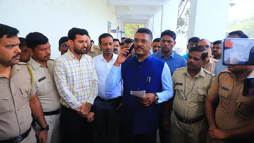 Maharashtra Transport Minister Pratap Sarnaik Hits The Ground Running, Inspects MSRTC Bus Depot In Thane