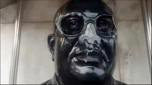 Video: BR Ambedkar's Statue Vandalised In Ahmedabad; Unidentified Persons Booked 