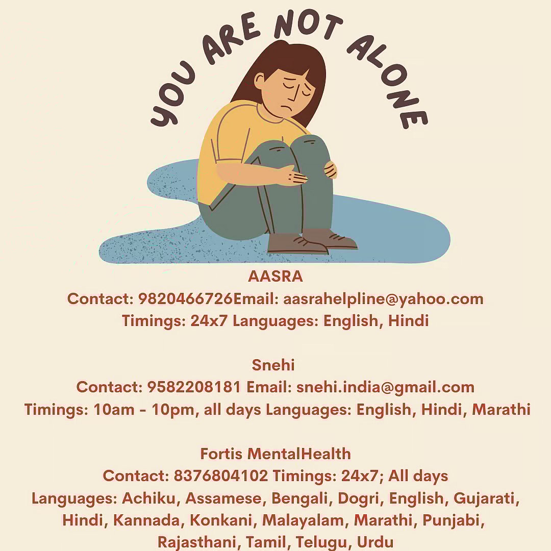 Need Help- Call Aasra | Aasra