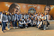 FLO Indore members visit Kaun Banega Crorepati Set