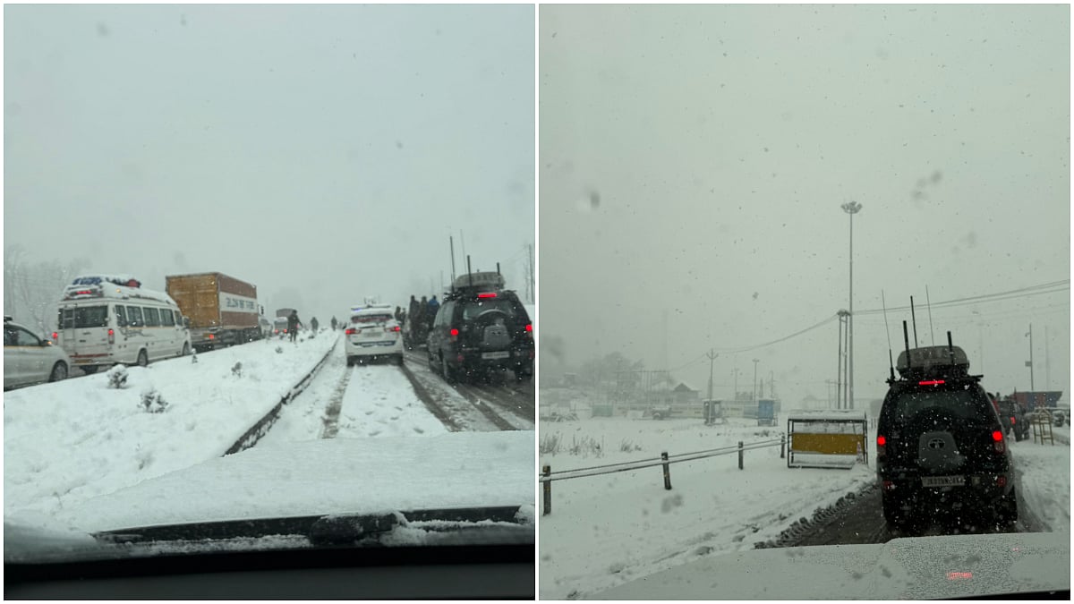 Heavy Snowfall In Kashmir: Vehicles Stranded, Flight Operations Affected, Banihal-Baramulla Train Service Suspended   - Latest Updates