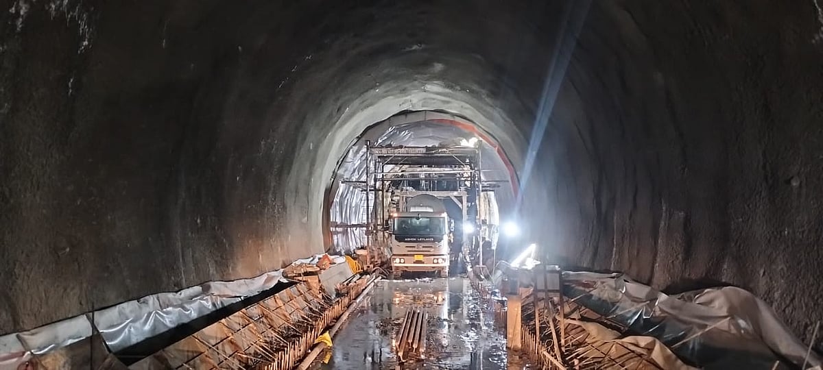 Teehi tunnel work under progress | FP Photo