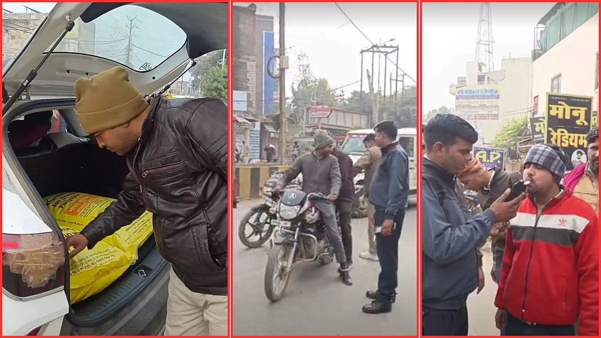 MP: Traffic Police Collects ₹22K Fine During Checking Drive On New Year's Eve In Morena