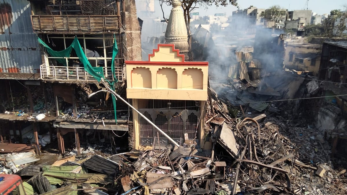 Aurangabad: Massive Fire At Mahavir Gharsansar Super Shoppe Burns For Two Days, Causing Rs 40 Crore Loss |