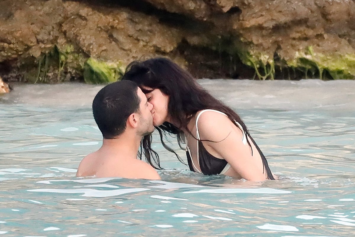 Bikini-Clad Camila Cabello Kisses Boyfriend Billionaire Henry Junior Chalhoub During Caribbean Vacay