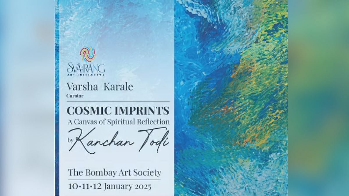 Mumbai: Svarang Art Initiative Organises 'Cosmic Imprints' Solo Exhibition By Renowned Artist Kanchan Todi At The Bombay Art Society In Bandra
