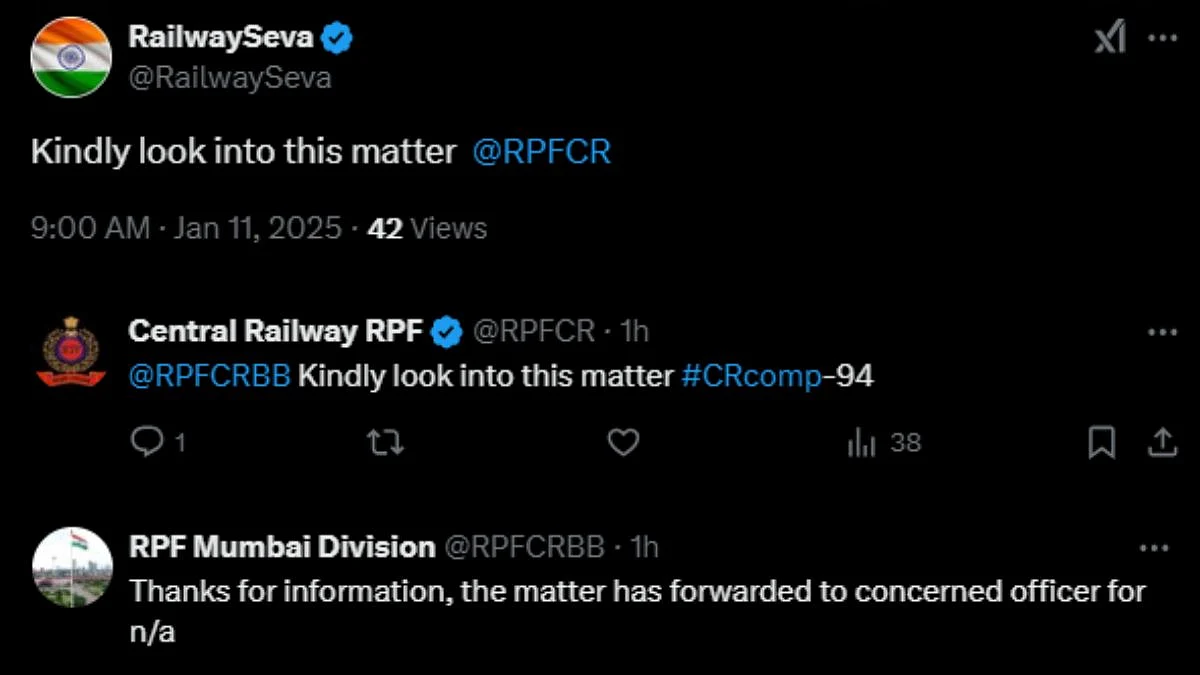 Railway authorities register complaint