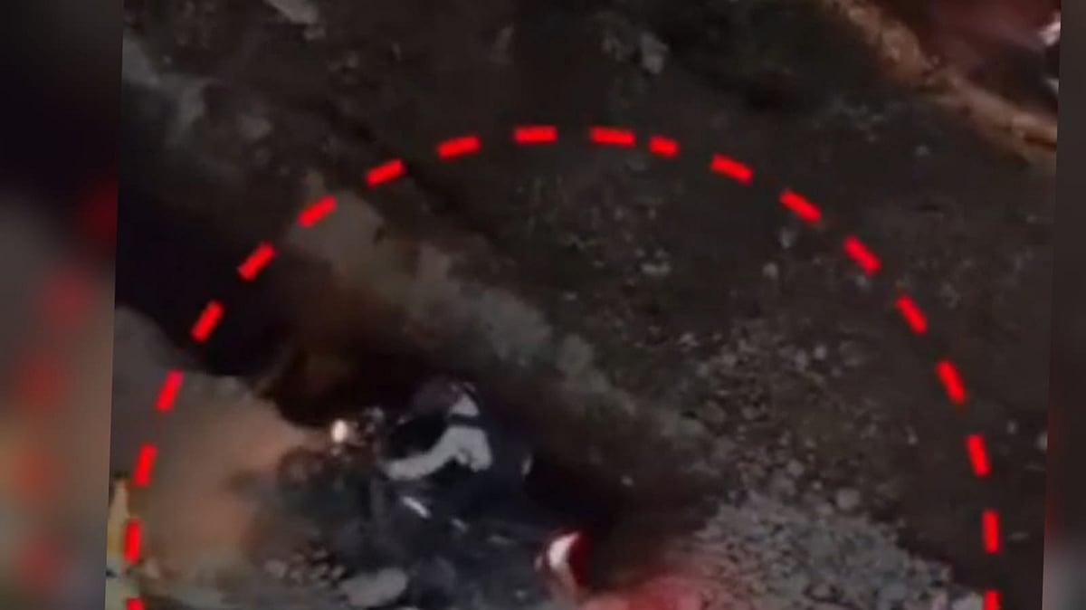 Pune VIDEO: Man Falls Into Under-Construction Drainage Pit While Riding Two-Wheeler In Narhe Area