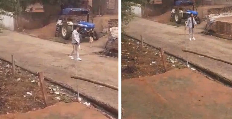 Man Attacks Neighbor With Axe & Fires Shots Over Cutting Branch Of Tree In Bhind (WATCH)