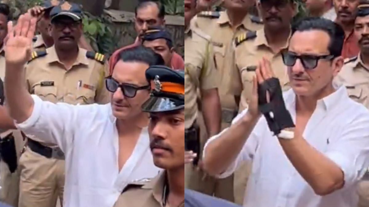 Saif Ali Khan Waves At Paps, Greets Media With Folded Hands As He Reaches Old Bandra Home After Getting Discharged From Hospital (VIDEO)