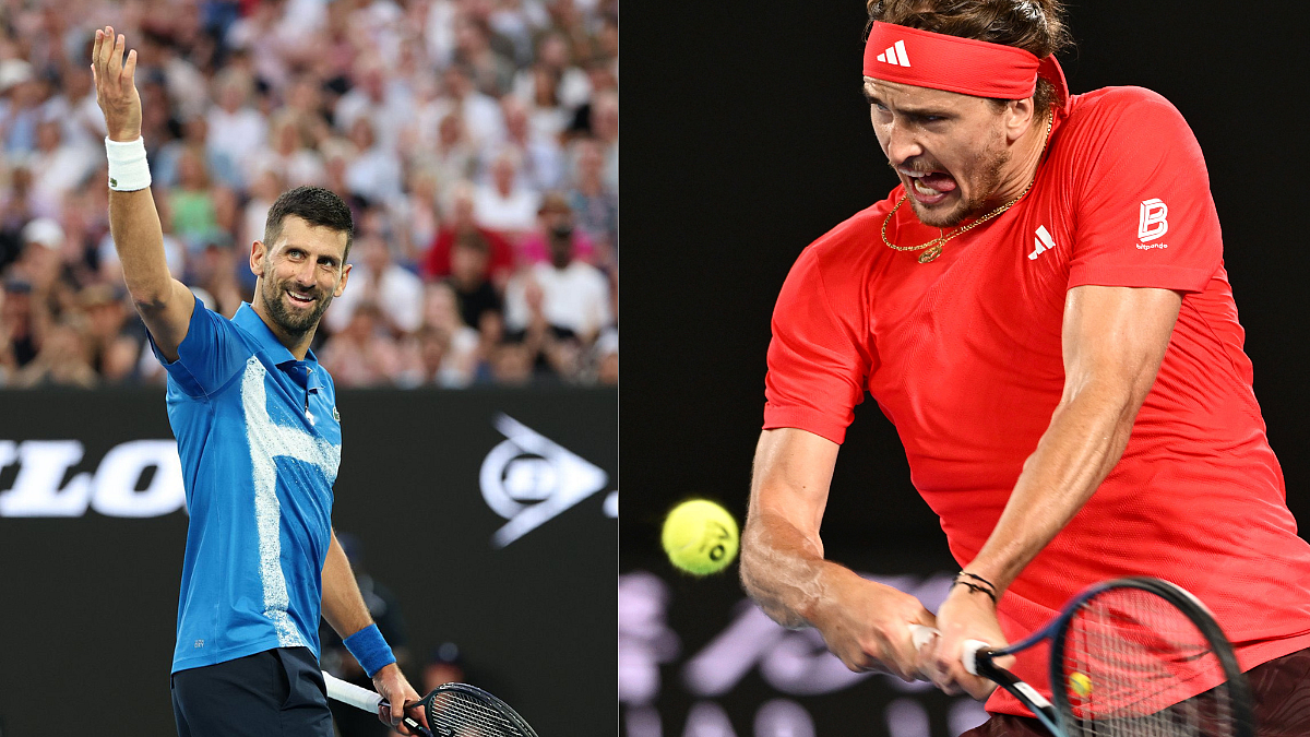 Australian Open 2025 Novak Djokovic Vs Alexander Zverev Semi Final Novak Vs Alexander