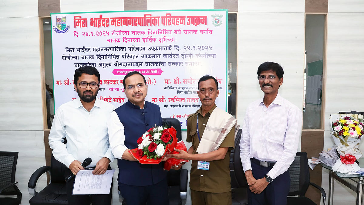 Mira Bhayandar: MBMC Celebrates 'Drivers Day,' Felicitates Drivers For Exemplary Service And Safe Driving